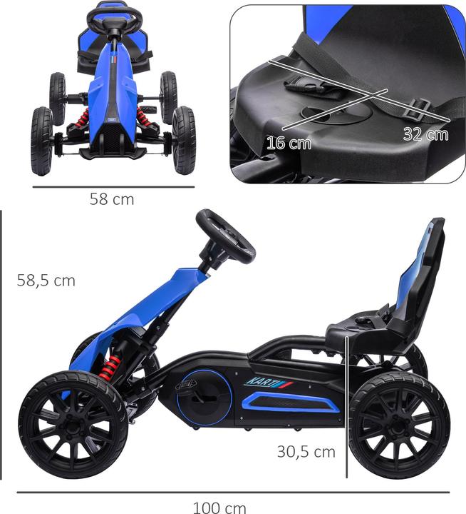 Actual product image Homcom Pedal vehicle