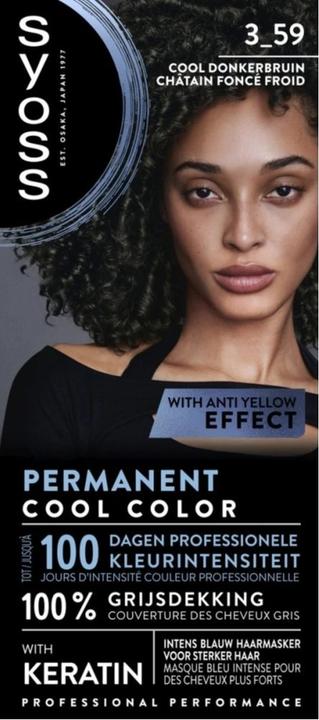 Productafbeelding Syoss Hair Color 3-59 Cool Dark Brown (3-59 Koel Donkerbruin)