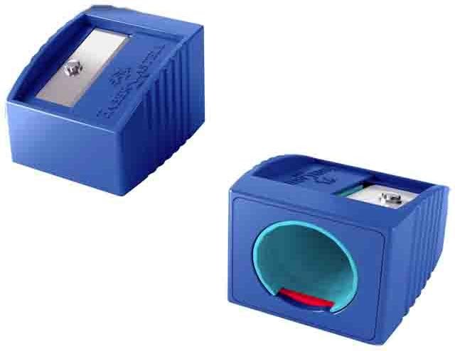 Actual product image Faber-Castell Spitzer Grippy blau ohne Dose