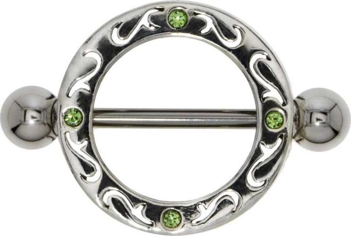 Vert, argenté