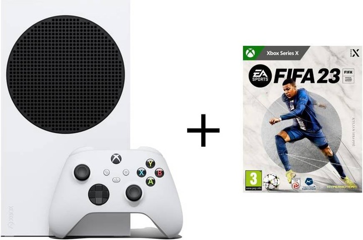 Actual product image Microsoft Xbox Series S + FIFA 23 (Download Code)