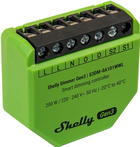 Produktbild Shelly Dimmer Gen3 (Dimmaktor)