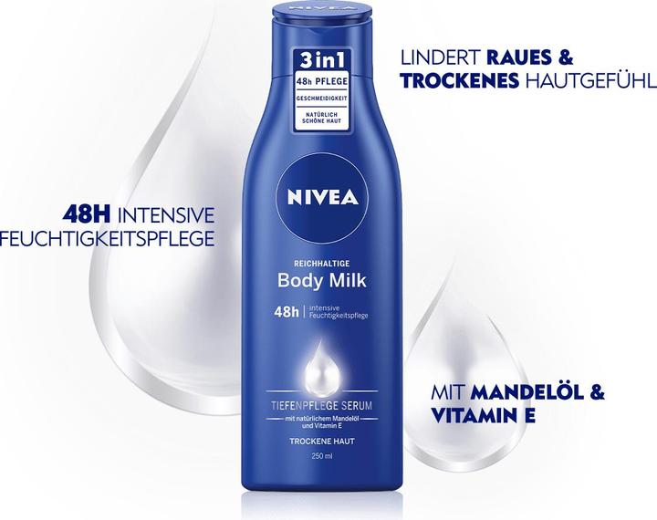 Immagine prodotto NIVEA Latte per il corpo 250ml (Latte corpo, 250 ml)