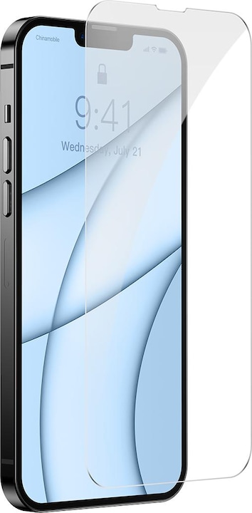 Immagine prodotto Baseus 0.3mm Full-glass Tempered Glass Film per iP 5.4inch 2021 (2pcs/pack+Pasting Artifact) Trans... (2 Pezzo/i, Apple iPhone 13 mini)