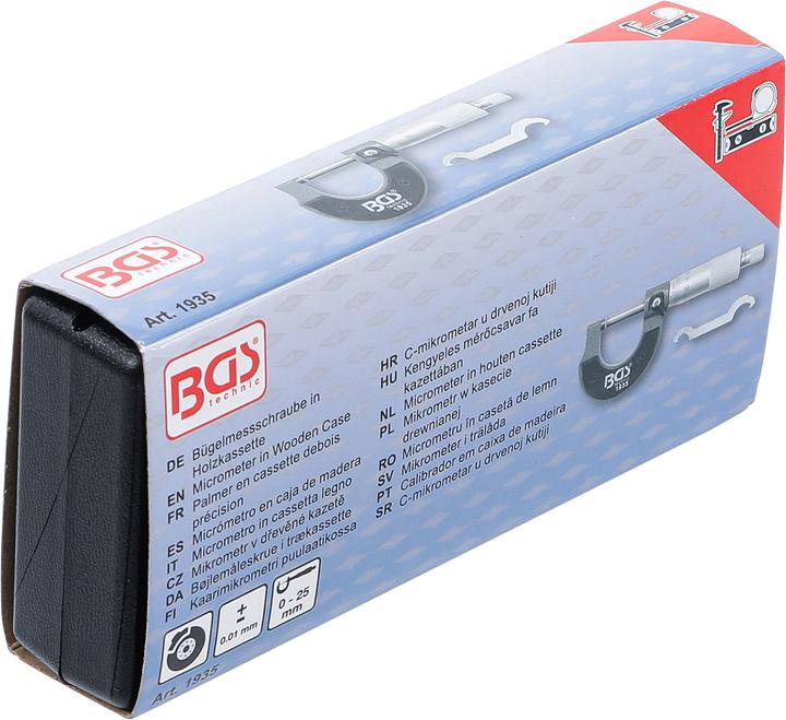 Immagine prodotto BGS Micrometro Precisione 0,01 mm 0 - 25 mm