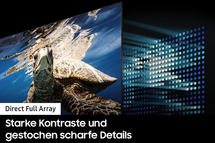 Actual product image Samsung 75Q80C QLED Smart TV (75 inch / 189 cm, UHD 4K, 100Hz, HDR10+, Simple Chamfer, Tizen) (75", Q80C, QLED, 4K)