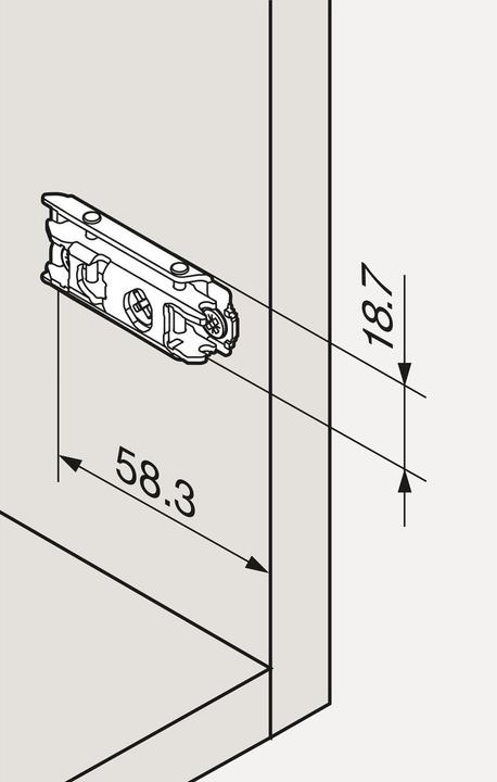 Produktbild Blum Linearmontageplatten