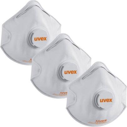 Image du produit Uvex Masque anti-poussières fines avec valve FFP2 (FFP2, 3x)