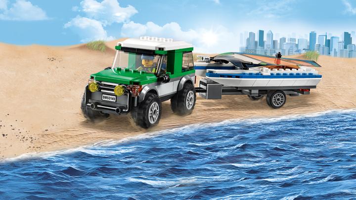 Immagine prodotto LEGO Veicolo fuoristrada con catamarano (60149, LEGO City)