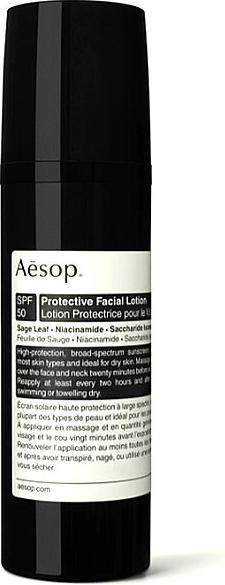 Actual product image Aesop Protective Facial Lotion SPF50 (Sun cream face, SPF 50, 50 ml)