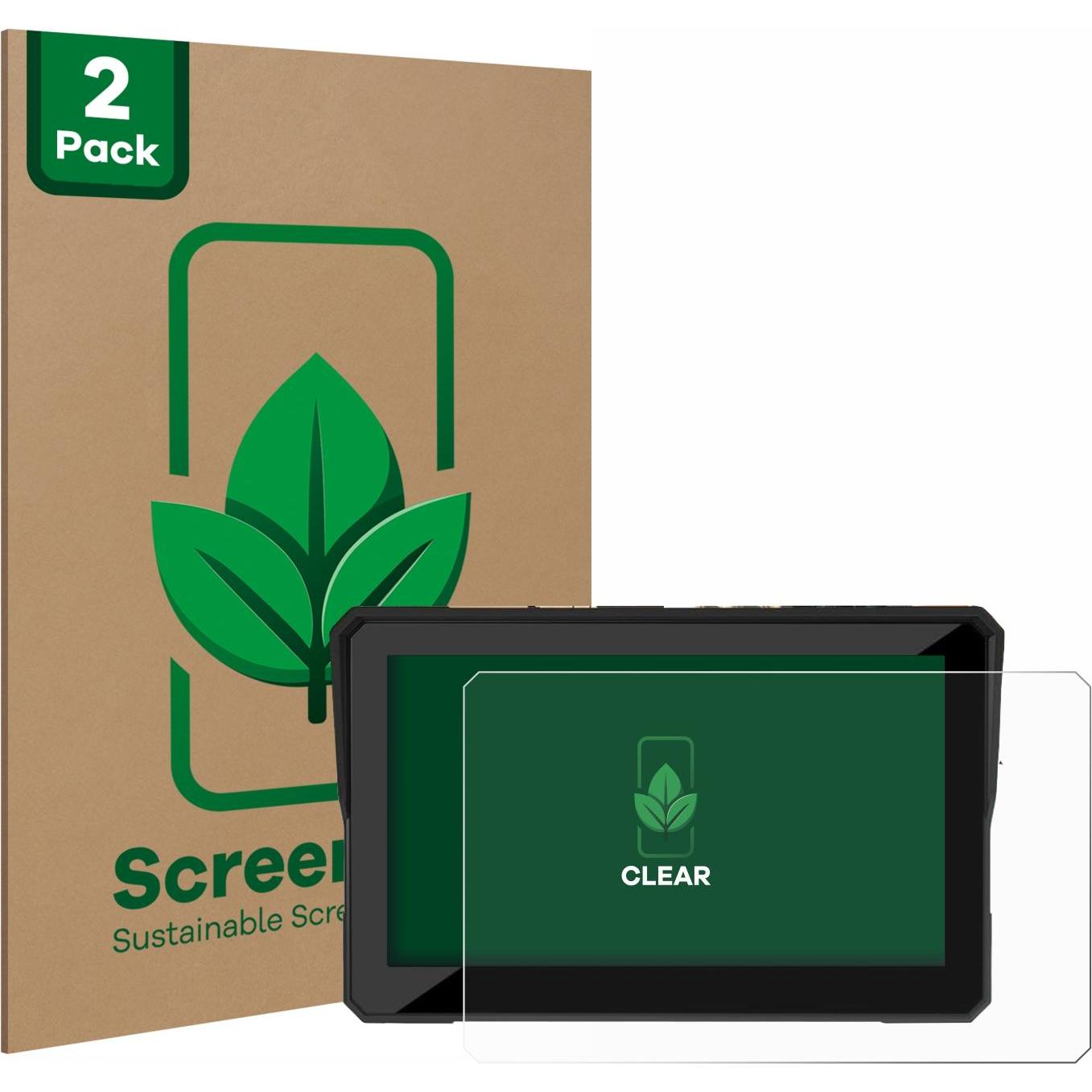 ScreenLeaf, Fahrzeug Navigation Zubehör, Schutzfolie nachhaltiger Displayschutz Displayschutzfolie Folie Klar Transparen...