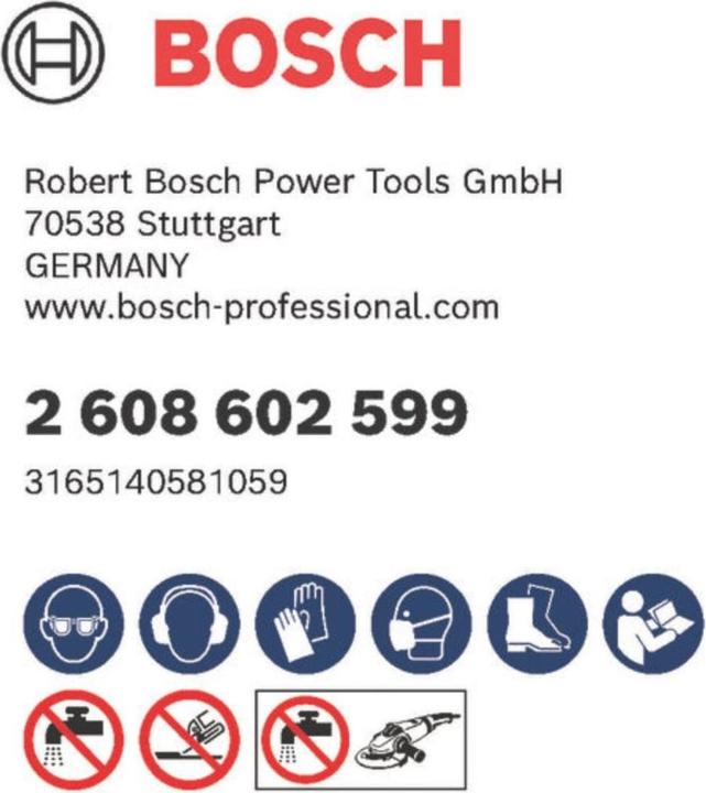 Produktbild Bosch Professional Zubehör Diamanttrennscheibe Standard for Stone, 150 x 22,23 x 2 x 10 mm