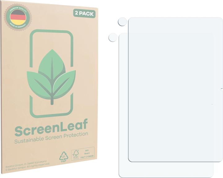 Actual product image ScreenLeaf Screen Protector sustainable Screen Protection, clear, anti-scratch (2 pcs., Lenovo Tab M11)