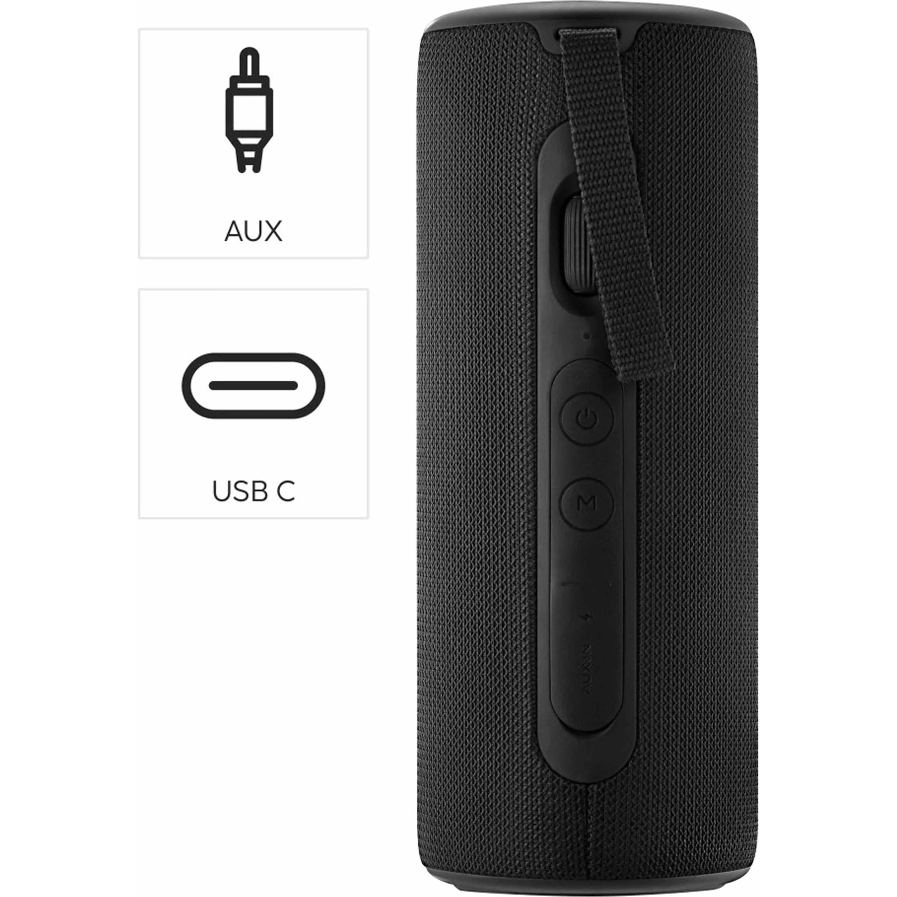Hama Pipe 3.0 (14 h, Batteriebetrieb), Bluetooth Lautsprecher, Schwarz