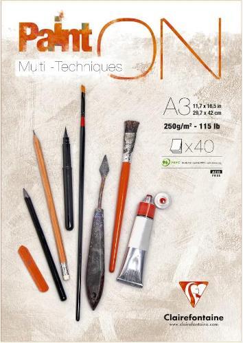 Actual product image Clairefontaine Paint'On (250 g/m², 40 x)