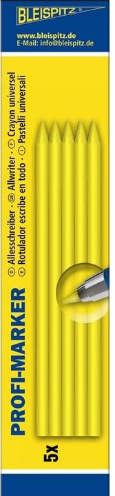 Actual product image Bleispitz Replacement refill for professional marker (5 Piece, Yellow)