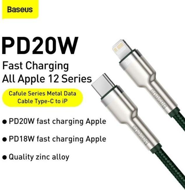 Produktbild Baseus Cafule Series (1 m, USB 3.2 Gen 1, 20 W)