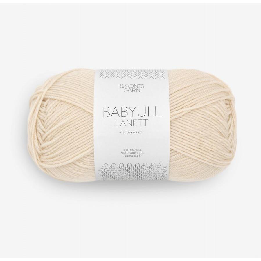 Thumbnail - Sandnes Garn Babyull Lanett, Garn + Wolle, Weiss