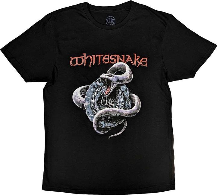 Actual product image Whitesnake Unisex Adult Snake Cotton T-Shirt (S)