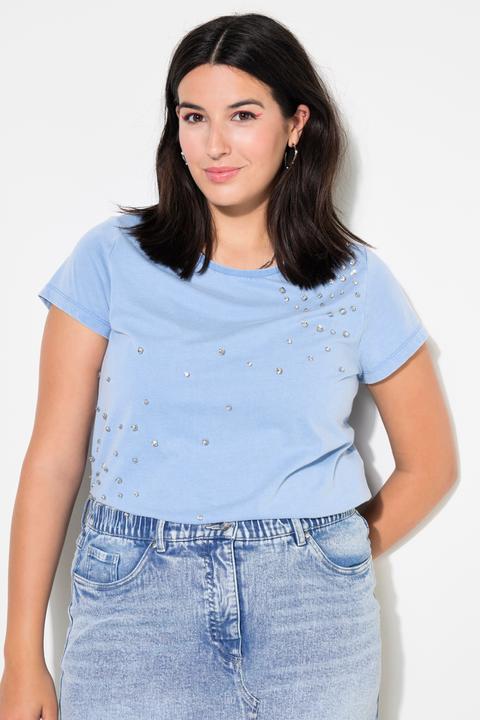 Produktbild Studio Untold T-Shirt, Classic Shape, Vintage Look, Strass (60)