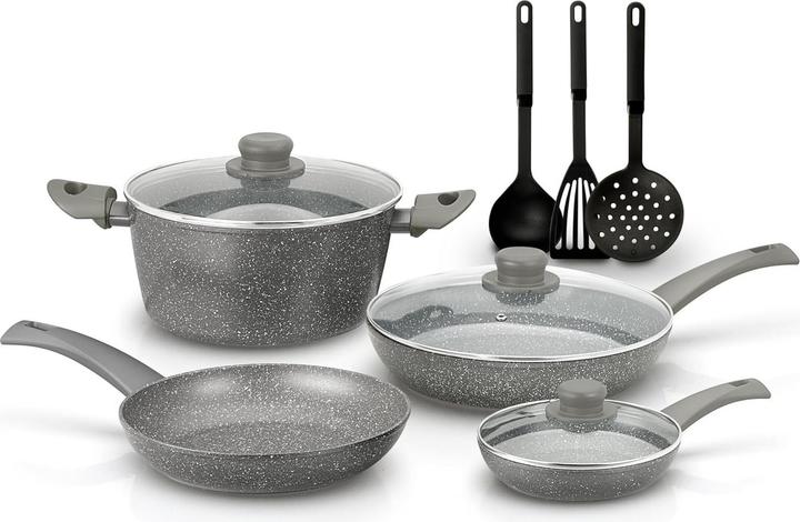 Actual product image Zanetti Dura Pietra Induction Cookware (Pan set + pot set)