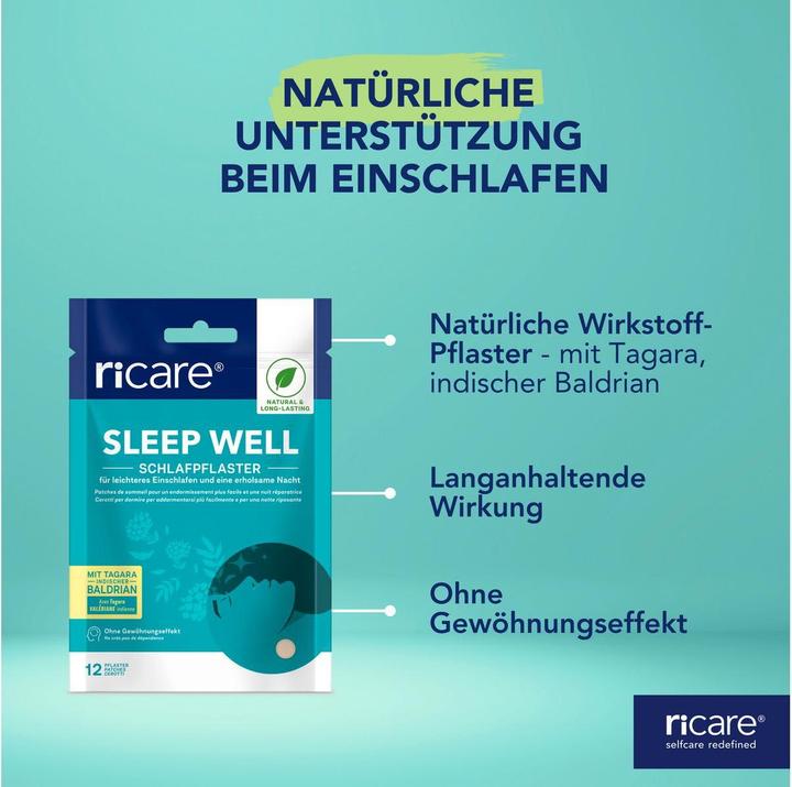 Produktbild ricare Pflaster Sleep Well (12 x)