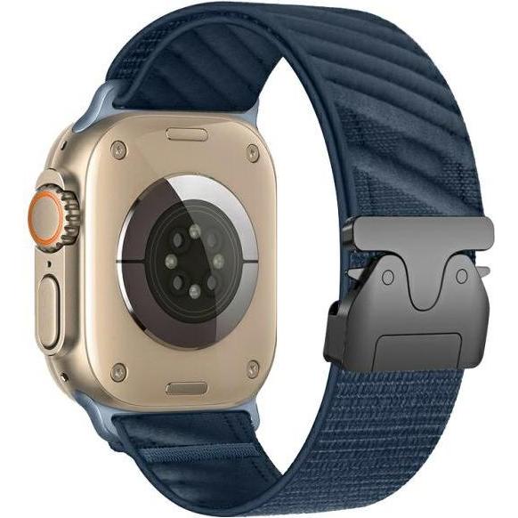 Beline pasek Apple Watch Oblique 38/40/41mm granatowy/navy (Nylon), Cinturini per orologi, Blu
