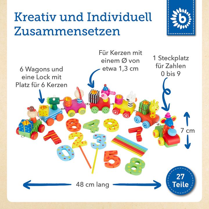 Immagine prodotto Bieco Schiebespielzeug Geburtstagszug