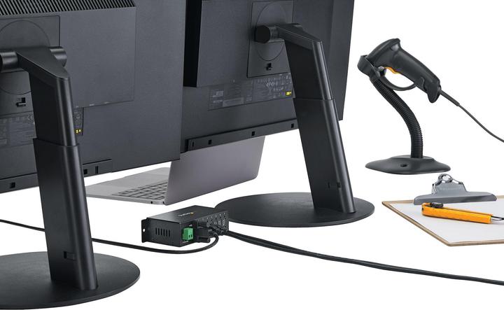 Actual product image StarTech Mountable 7 Port Rugged Industrial Hub (USB-B, 7 Ports)