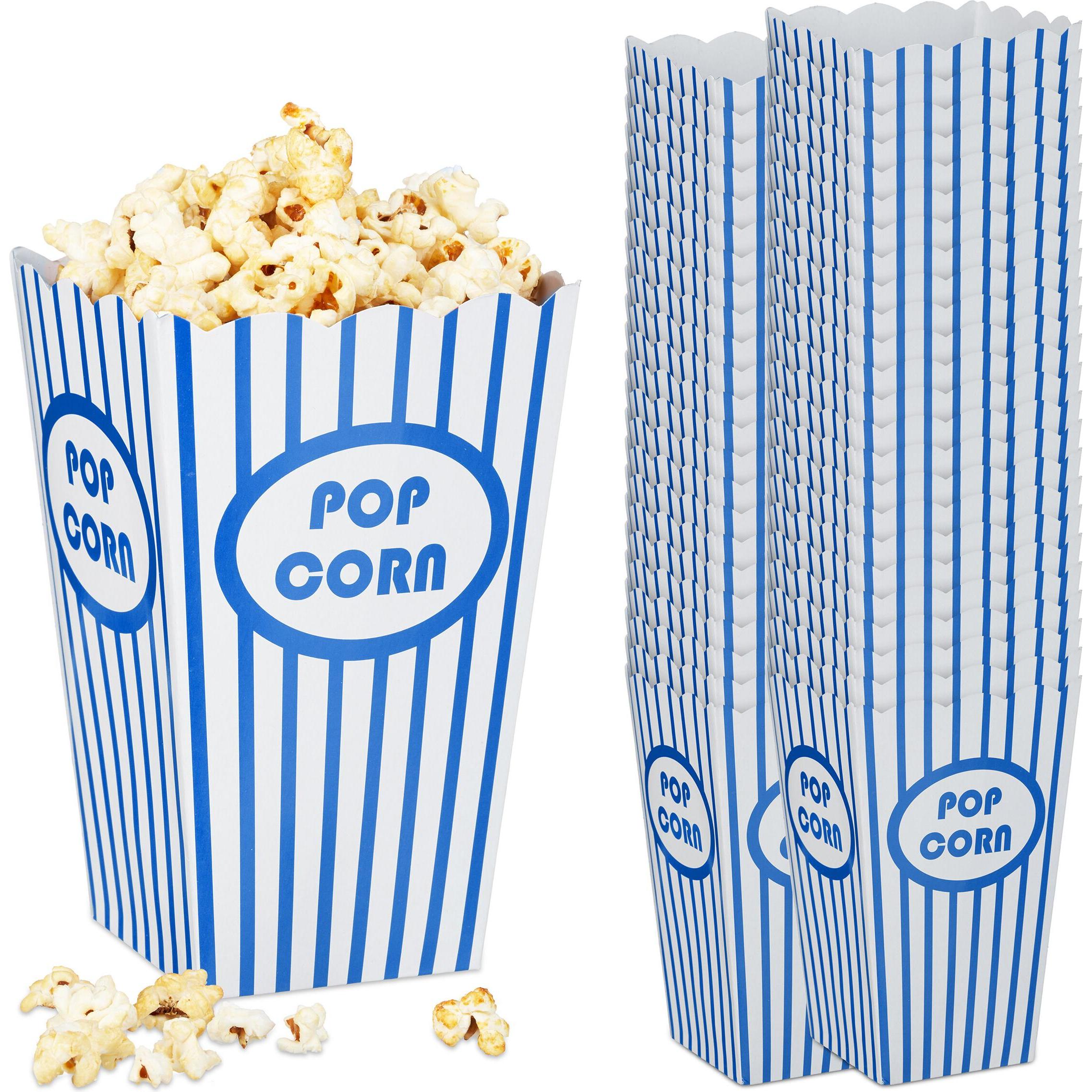 Relaxdays, Einweggeschirr, Popcorntüten (48 x)