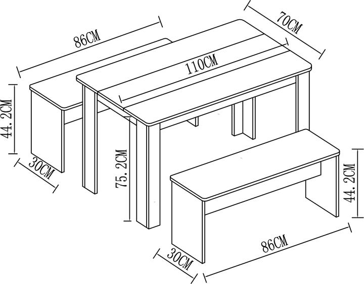 Produktbild VCM Esal XL (Holz)