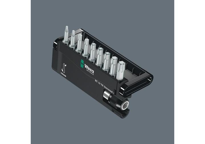 Immagine prodotto Wera Bit-Check 10 TX Universal 1 (Presa esagonale TX M10, Esagono cavo TX M15, Presa esagonale TX M20, Presa esagonale TX M30, Esagono incassato TX M25, Presa esagonale TX M27, Esagono incassato TX M40)