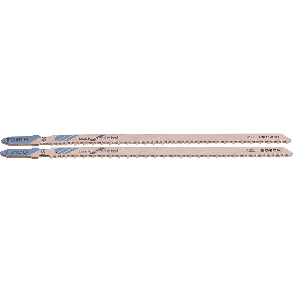 Bosch Professional Zubehör, Sägeblatt, Stichsägeblatt T 318 B Basic for Metal, 3er-Pack