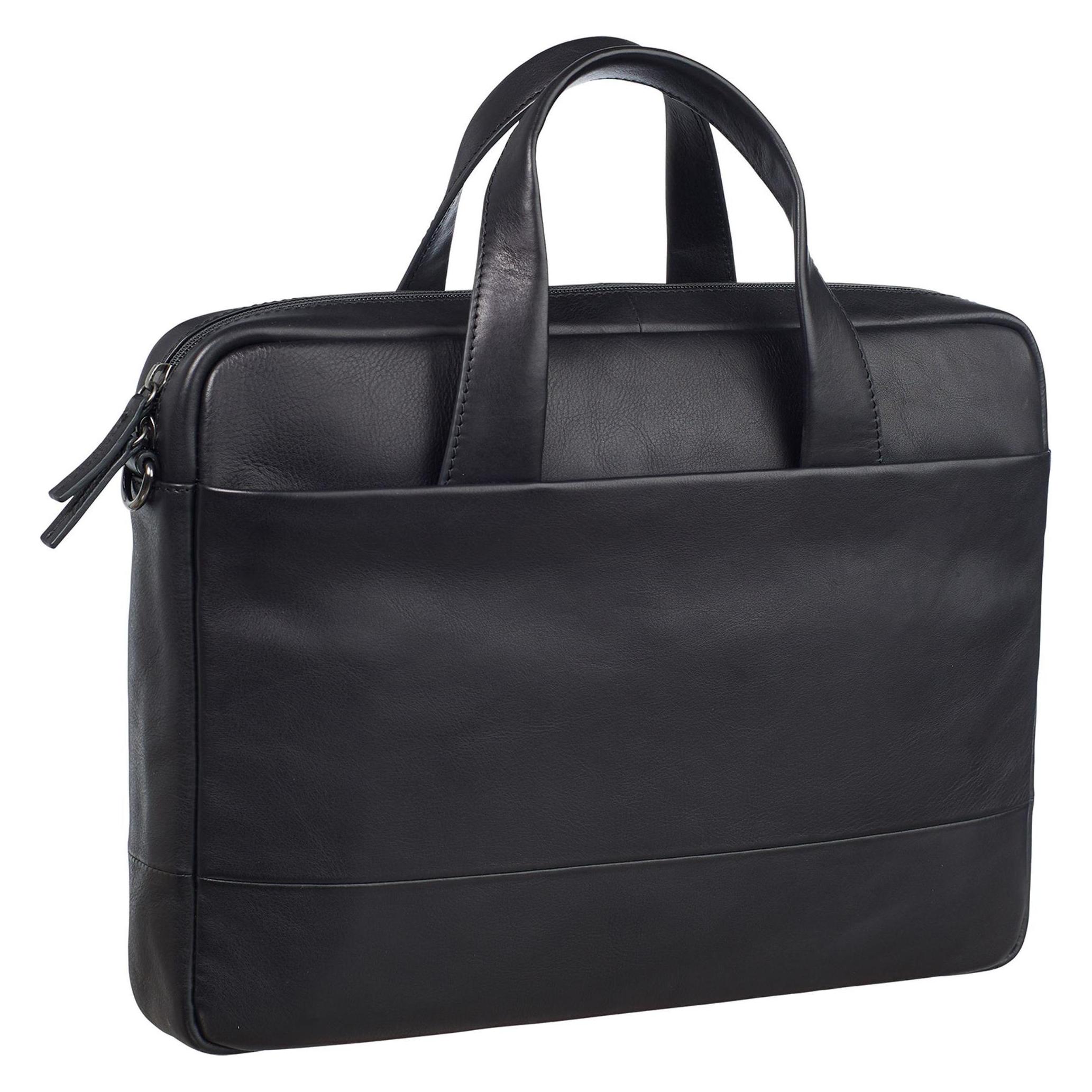 Leonhard Heyden Aktentasche Hamburg 7070 (15", Universal), Notebooktasche, Schwarz
