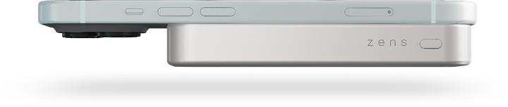 Actual product image Zens Slim Qi2 Al Powerbank10.000mAhWhite (10000 mAh, 15 W, 38.70 Wh)