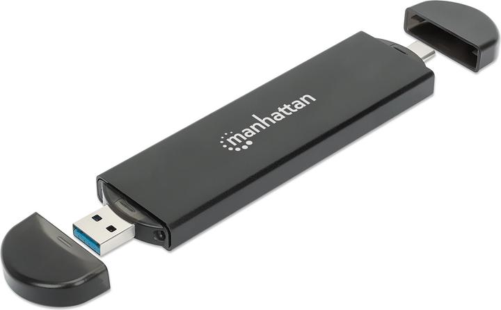 Produktbild Manhattan M.2 NVMe und SATA SSD USB-Festplattengehäuse (M.2)