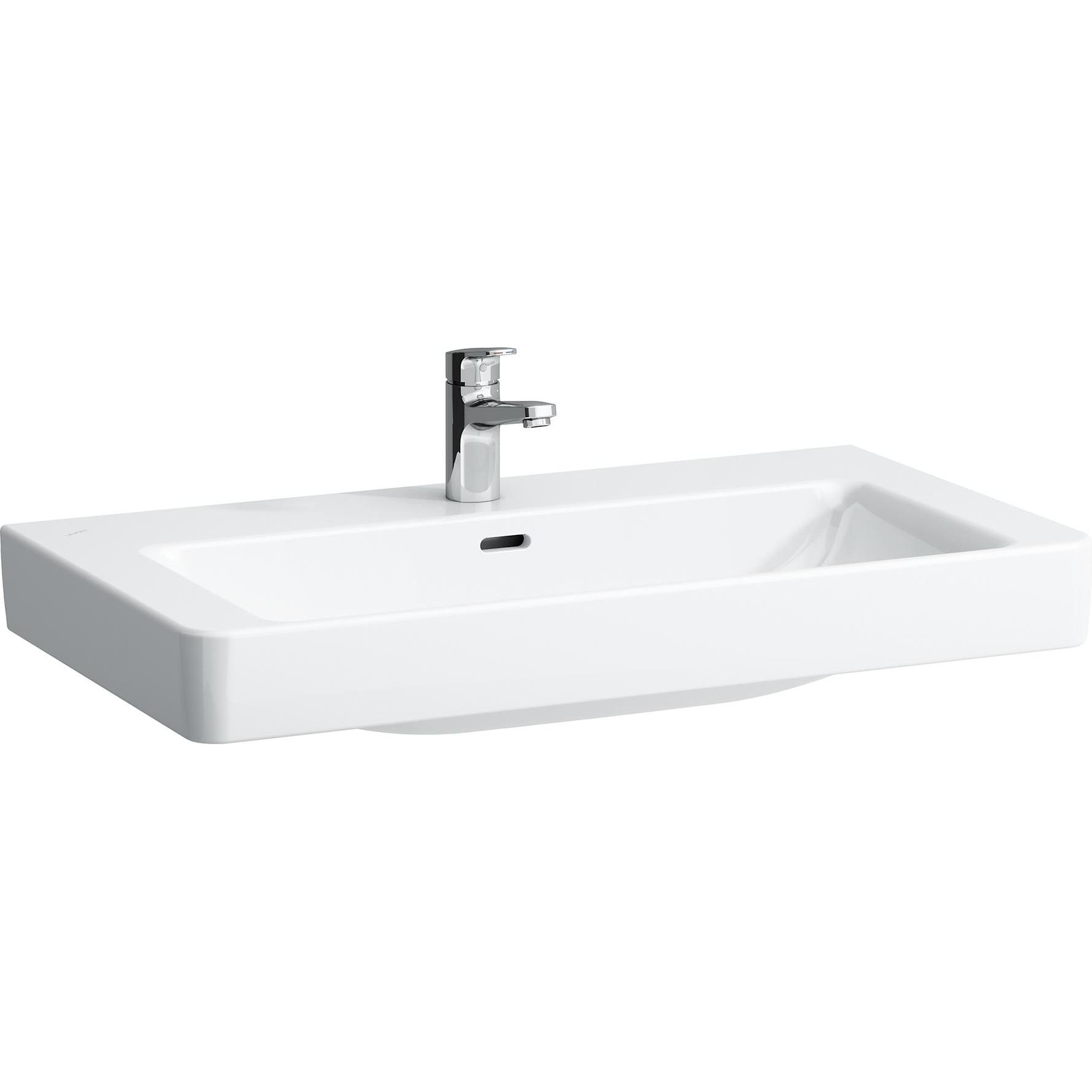 Laufen, Waschbecken, Waschtisch Pro S 85 cm wei 8139650001041 (460 mm, 850 mm)