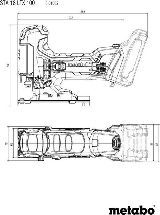 Productafbeelding Metabo STA 18 LTX 100