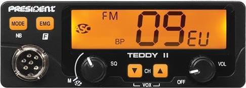Actual product image President Radio CB TEDDY II ASC VOX 12V AM / FM