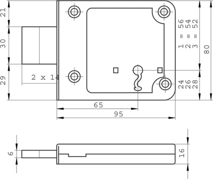 Productafbeelding Schänis Kelderdeur nachtslot