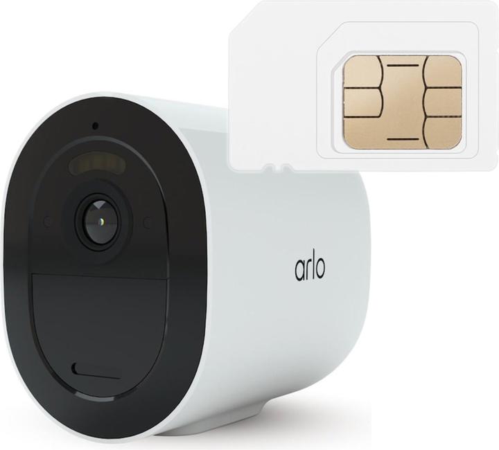 Actual product image Arlo Go 2 LTE camera + 365 days unlimited digitec IoT data flat rate at 10 Mbit/s (1920 x 1080 Pixels)