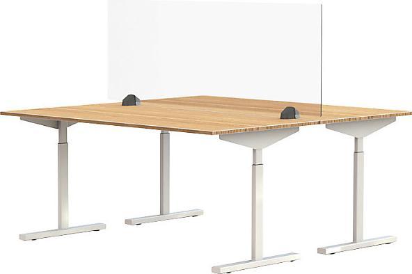 Produktbild smiT Tischtrennwand für Doppelarbeitsplatz