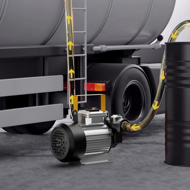 Produktbild Wiltec Heizöl- und Dieselpumpe Typ04011 230V/550W 20-60l/min selbstansaugend