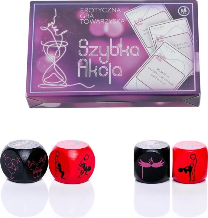 Temptation Schnelles Action-Kartenspiel und Fetischistenwürfel, 2 Stk. (Jeu de cartes)