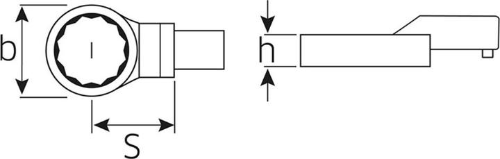 Produktbild Stahlwille Ring-Einsatz (5/8")