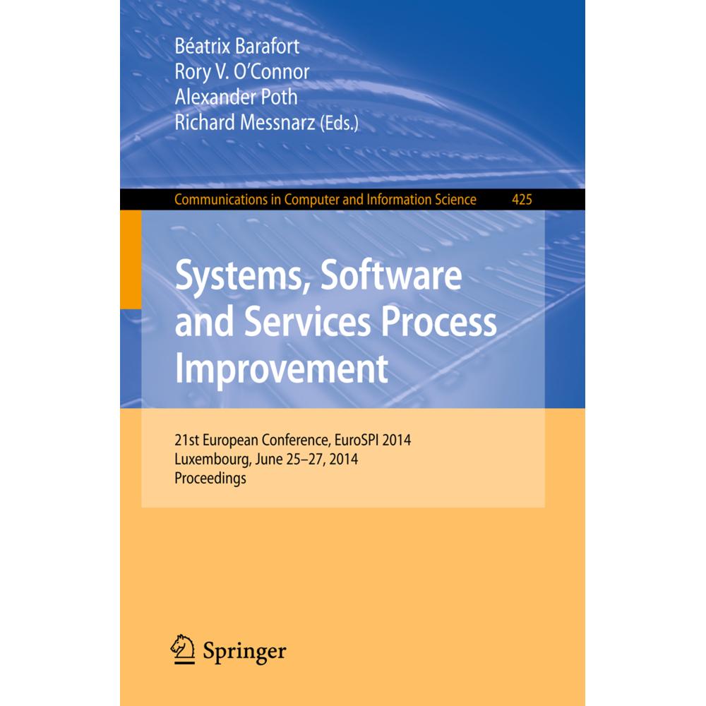 Systems, Software and Services Process Improvement, Fachbücher von Richard Messnarz, Alexander Poth, Rory V. O'Connor, B...