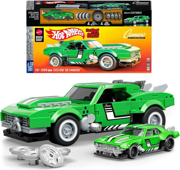 Image du produit Mattel Brick Shop Speed Custom 68 Camaro
