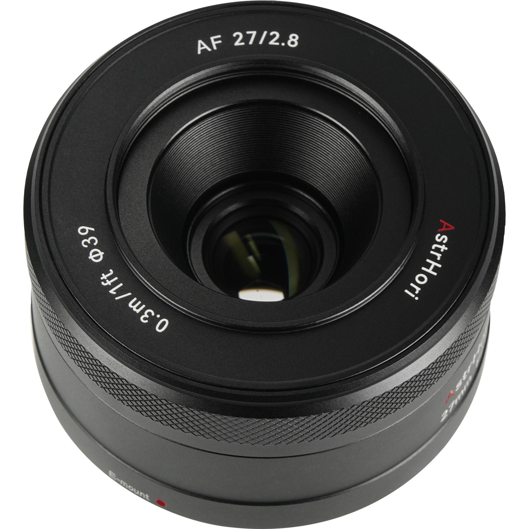 AstrHori AF27mm F2.8 Sony E Mount APS-C Lens Black (Sony E), Obiettivo, Nero