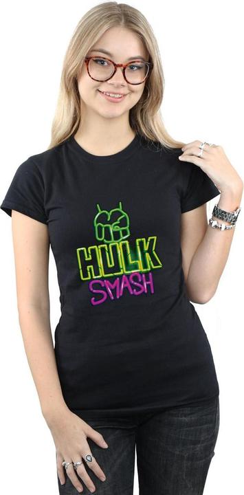 Actual product image Womens/Ladies Hulk Smash Cotton T-Shirt (XXL)