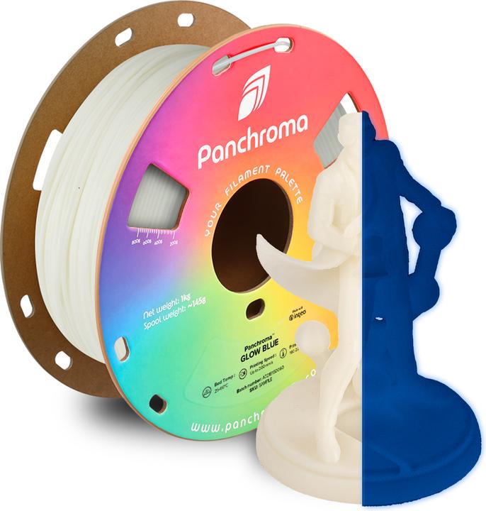 Produktbild Polymaker Panchroma™ PLA Glow-in-the-dark (PLA, 1.75 mm, 1000 g)